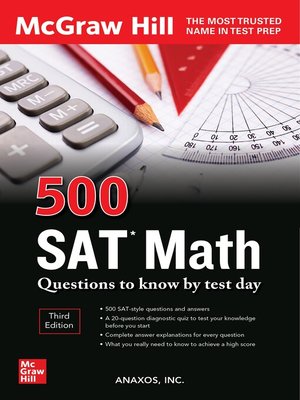 cover image of 500 SAT Math Questions to Know by Test Day